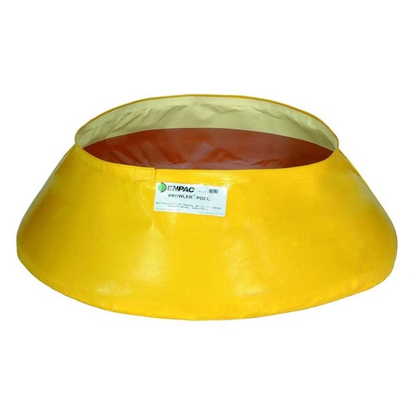 ENPAC Prowler Pop-Up Pool, 66 Gallon, Yellow, Durable, Cold-Rated, Foldable,
