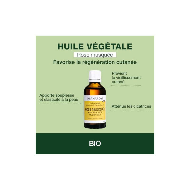 Pranarom Aceite Vegetal Rosa Mosqueta Bio 50ml