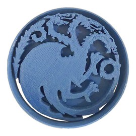 Cuticuter Game of Thrones Targaryen Cookie Cutter, Blue, 8 x 7 x 1.5 cm