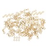 300PCS Carp Fishing Wire Eyes Sinker Steel Alloy Screw Leads