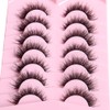 OCHILIMA 25mm Lashes Handmade Strip Eyelashes Dramatic Long Soft Wispy