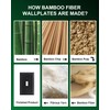 4-Pack Single Toggle Light Switch Cover Plate, Durable Natural Bamboo