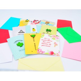 Italian Joy PinApp Cards with Pins Application, Assortment Pin App, 9 Pieces