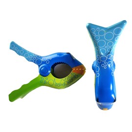 C&H Beach Tower Clips, Beach Towel Holders, Clips, Beach, Patio or Pool Accessories, Portable Towel Clips, Chip Clips, Secure Clips, Bubble Fish Style