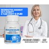Magnesium Bisglycinate Glycinate Dietary Supplement | 500 Mini Tablets |