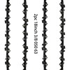 2PC 18" Chainsaw Chain For WORX WG304.2 WG304.1 18 in.