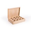 BAS Tea Box Made of Natural Pine Wood Tea Box
