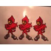 cardinal patch Louisville cardinal bird patches iron on patches 8