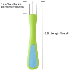 4 pcs sausage pricker,3 sharp prongs Sausage Pricker,Sausage Pricker Tool, Sausage Pricker for Sausage Casings Natural Hog Casing