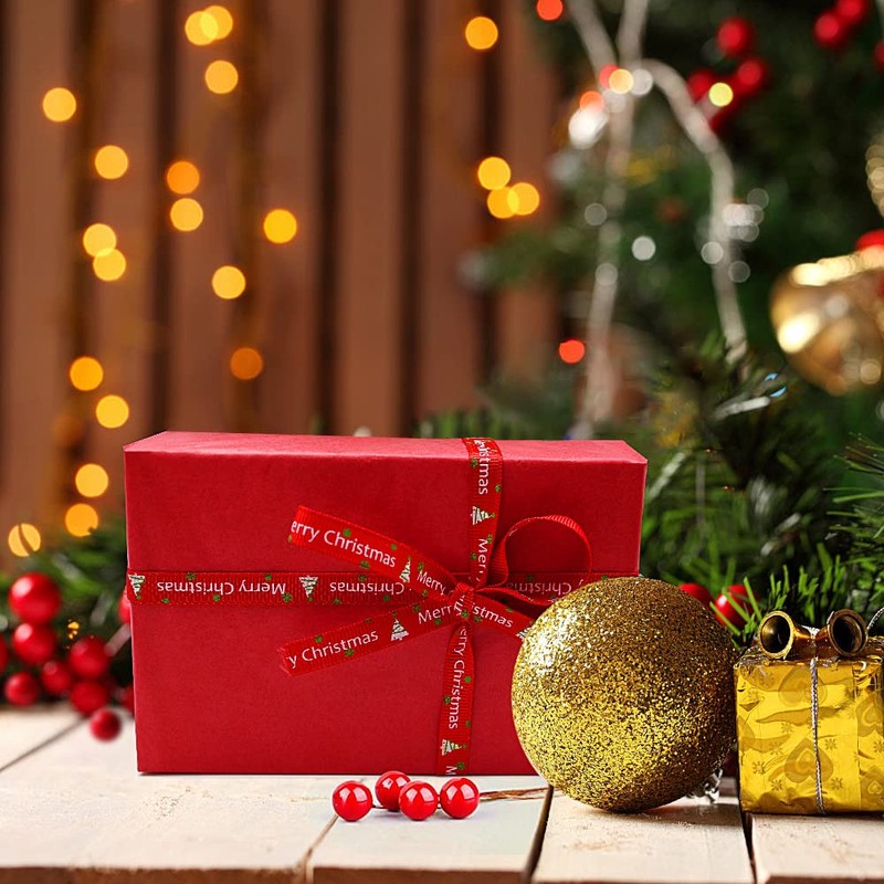 ADQUATOR 50pcs 50×35cm Red Tissue Paper,Wrapping Paper Bulk for DIY