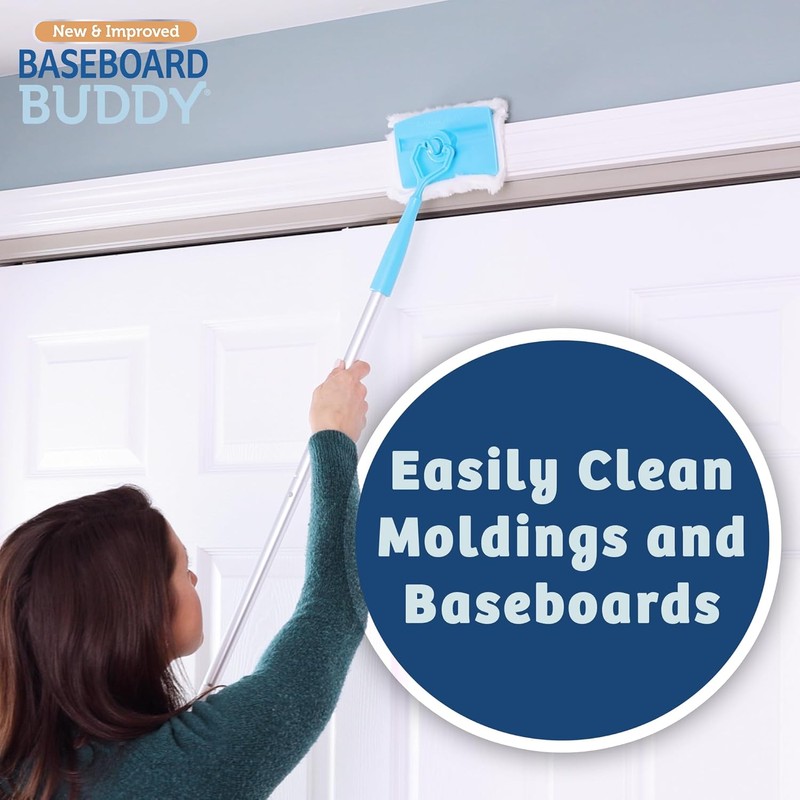 Baseboard Buddy 20-Pack Replacement Pads | Reusable Cleaning Pads for