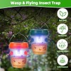 Solar Wasp Trap with LED Light - 2026 Upgraded Reusable