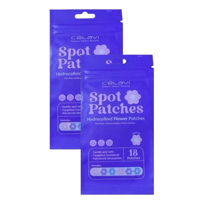 Parches Acne 36pzs Hidrocoloide Flores Tratamiento Celavi