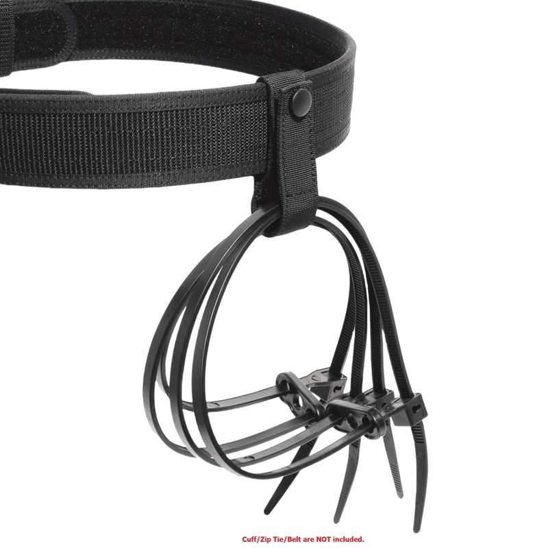 TACNEX Handcuff Strap w/Snap Closure Cuff Holder Nylon Keeper Chain/Hinged