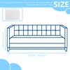 GOKENA Clear Thicker Couch Cover, Scratch Proof Plastic Furniture Covers,