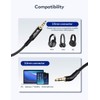 Mr Rex 2.5mm to 3.5mm Audio Aux Cable [2-Pack, 5ft