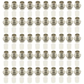 50Pcs 3mm 5mm LED Metal Lamp Holder Socket Adapter lampholders LED Holder Mount Panel Display Base Rubber (5mm)