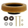 COHEALI 1 Set Toilet Wax Ring and Bolt Durable Toilet