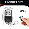 2 Pack Universal 433MHz Garage Door Remote Control Key Fob,