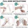 WEWILUCK Pink Pull Bows for Presents - 15PCS 6 Inch