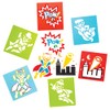Baker Ross Star Hero Stencils for Painting (Pack of 6)