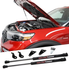 Redline Tuning 21-11036-02 Hood QuickLIFT Plus Struts Compatible with Ford Explorer 2020-2027 (All Black Components)