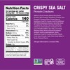 Milton's Protein Crackers, Crispy Sea Salt - 10g of Plant-Based
