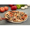 Fante's HIC Pizza Baking Stone with Serving Rack, Natural Ceramic
