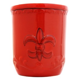 ACK Utensil Holder (Fleur De Lis Burnt Orange)