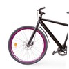 Kisangel Bike Spoke Covers Reflector Bicycle Skin Wraps White Bikes