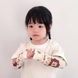 Arm Sleeves for Kids, UPF 50+ UV Protection Sleeves, Breathable Cartoon Cooling Arm Covers for Kids Girls Boys Basketball Cycling Volleyball Baseball Running Football