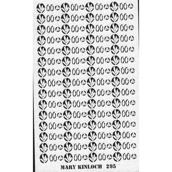 Dollhouse miniature DIY laser cut 1/2 scale peony leaves