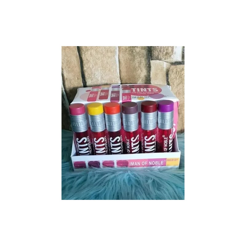 Set 6 Tintas Labiales En Forma De Lápiz