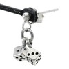Shinjuku Ginokura Double Dice Charm Stud Earrings 1P for One
