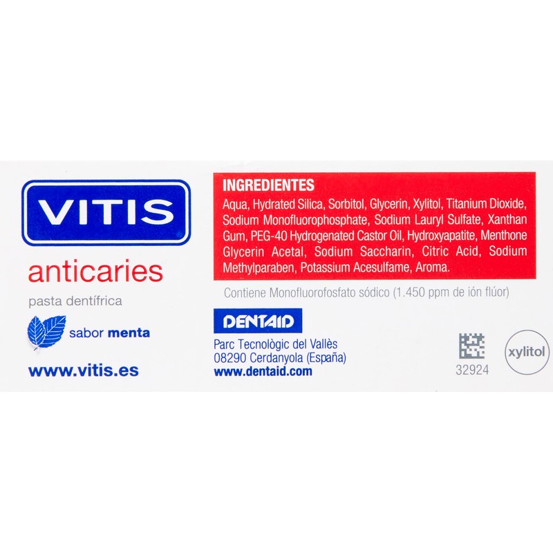 Vitis – Anticaries Toothpaste,Black