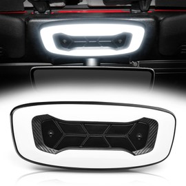 sukemichi Interior Map Light Compatible With Jeep Wrangler JL Gladiator JT 4XE 2018-2023, Reading Lights For Jeep Accessories 2 Door 4 Door, Interior Led Dome Light Front Seat Area - Wiring Work