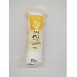 Noble Land Round Cotton Pads 100 Sheets x 1 Skin Care K-Beauty Skin Care / 노브 랜드 원형 화장솜 100매x 1 피부관리 k뷰티 스킨케어