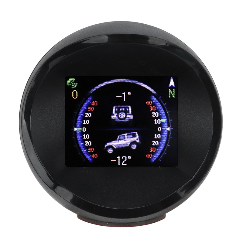 Digital HUD OBD2 GPS Mode with Inclinometer Compass Speed RPM