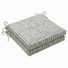 Pillow Perfect Outdoor/Indoor Alauda Frost Square Corner Seat Cushions, 20"