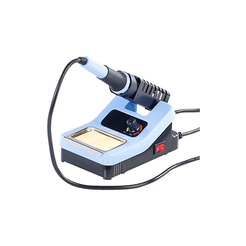 AGT Soldering Iron Set: Soldering Station with Analogue Temperature Controller,