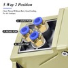 TAILONZ PNEUMATIC 1/4”BSP Pneumatic Foot Pedal Valve Kit 5 Way