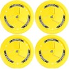 Dirt Defender Vented Wheel Covers Yellow 4 Pack