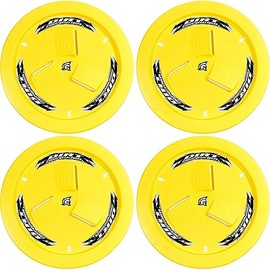 Dirt Defender Vented Wheel Covers Yellow 4 Pack