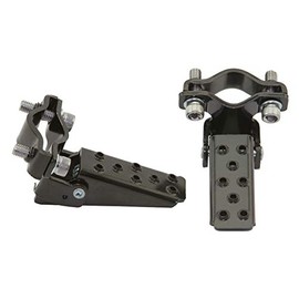 Alta Steel Foldable Fork Step Pegs in Black for Bicycles