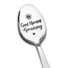 Good Morning Granny Spoon Engraved Stainless Steel Funny, Nana Gifts