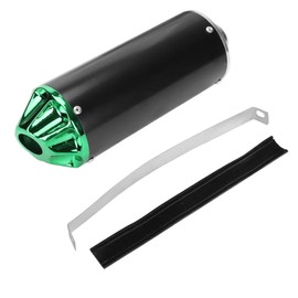 28mm Exhaust Muffler Silencer Pipe 1.1" for CRF50 XR50 KLX Coolster SSR Thumpstar TTR YCF Lifan Apollo 50cc 70cc 90cc 110cc 125cc Pit Trail Dirt Bike Mini Bike Motorcycle Motocross Parts Green
