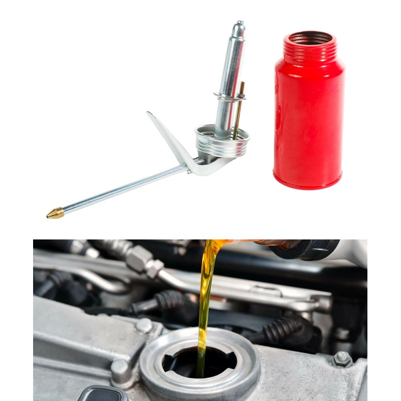 RACOONA 2 Pcs Oil Can,Oil Can Pump Oiler,Motor Oil Dispenser,Car