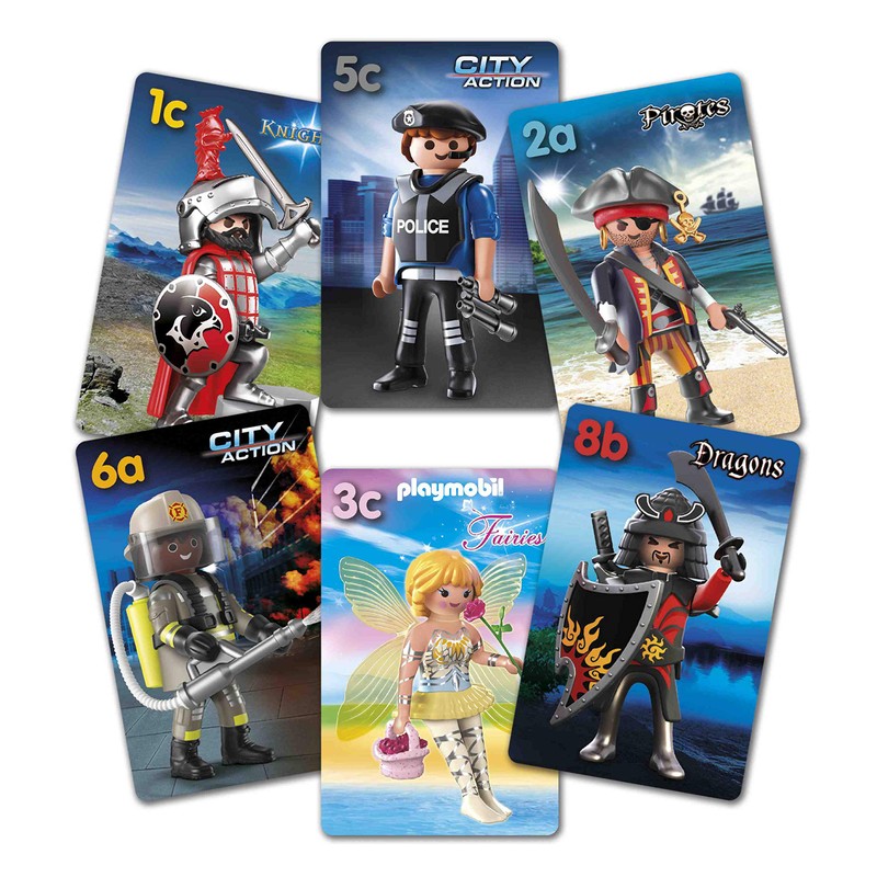 FOURNIER - Playmobil Family Game, Children's Game, Blue (1044178)