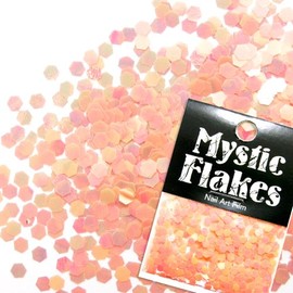 Mystic Frace Nail Stone Lumine Orange Hexagon 2.5mm 0.5g