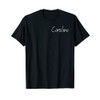 Caroline First Name Design T-Shirt, black, s